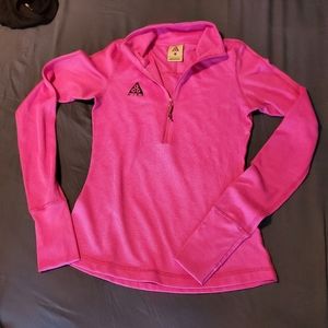 Pink Nike ACG ½ zip baselayer